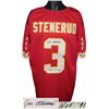 Image 1 : Jan Stenerud Signed Kansas City Chiefs Red Prostyle Jersey HOF 91
