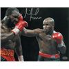 Image 1 : Michael Moorer Signed Boxing 8X10 Photo Vs Evander Holyfield (Heavyweight Champion)