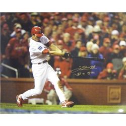So Taguchi Signed St. Louis Cardinals 16X20 Photo Batting (2006 World Series Champs)English/Japanese