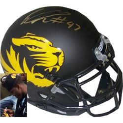 Kony Ealy Signed Missouri Tigers Authentic Schutt Alternate Mini Helmet