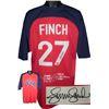 Jennie Finch Signed Olympic Team USA Red Softball Jersey W/ Embroidered Stats