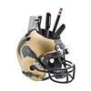 Michigan State Spartans (Gold) NCAA Football Schutt Mini Helmet Desk Caddy
