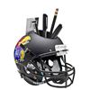 Kansas Jayhawks (Matte Black) NCAA Football TB Schutt Mini Helmet Desk Caddy