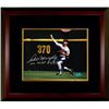 Image 1 : Dale Murphy Signed Atlanta Braves 8X10 Photo Custom Framed NL MVP 82, 83 (White Jersey Throwing)