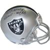 Fred Biletnikoff Signed Oakland Raiders Replica Mini Helmet Dual SB XI MVP & HOF 88