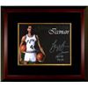 Image 1 : George Gervin Signed San Antonio Spurs 16X20 Photo Custom Framed 3 Insc Iceman, HOF 96, TOP 50 (Coll