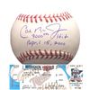 Image 1 : Cal Ripken, Jr. Signed Official Major League Baseball 3000Th Hit- April 15, 2000 W/ Game Ticket- MLB
