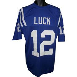 Andrew Luck Indianapolis Colts Unsigned Blue Prostyle Jersey XL