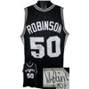David Robinson Signed San Antonio Spurs Black Prostyle Jersey- JSA Hologram