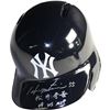 Image 1 : Hideki Matsui Signed In English & Japanese New York Yankees Batting Helmet Left Ear Flap For RH Batt