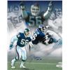 Lawrence Taylor Signed New York Giants 16X20 Photo HOF 99 Collage- JSA Hologram