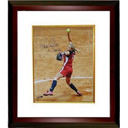 Jennie Finch Signed Olympic Team USA 16X20 Photo Custom Framed W/ Team USA