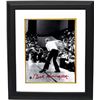 Image 1 : Bobby Knight Signed Indiana Hoosiers 8X10 Black & White Photo Custom Framed Throwing Chair (Red Sign