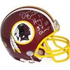 Image 1 : Jeff Bostic Signed Washington Redksins Riddell Mini Helmet Dual #53 HOGS & 3X SB Champs