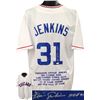 Image 1 : Fergie Jenkins Signed Chicago Cubs White Prostyle TB Jersey HOF 91 W/ Embroidered Stats- JSA Hologra