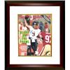 Image 1 : Jim Mcmahon Signed Chicago Bears Sports Illustrated 16X20 Photo Custom Framed From October 21, 1985