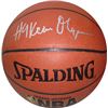 Image 1 : Hakeem Olajuwon Signed NBA Spalding Indoor/Outdoor TB Basketball (Houston Rockets)