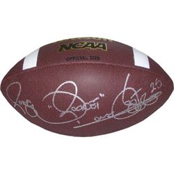 Raghib Ismail Signed NCAA Wilson Replica Composite Football Rocket (Notre Dame Fighting Irish)