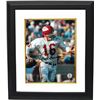 Image 1 : Len Dawson Signed Kansas City Chiefs 8X10 Photo Custom Framed (White Jersey Pass Closeup)