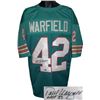 Paul Warfield Signed Miami Dolphins Teal TB Prostyle Jersey HOF 83 XL (Middle Inscription)