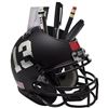 Fresno State Bulldogs Black Matte NCAA Football Schutt Mini Helmet Desk Caddy