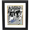 Image 1 : Lydell Mitchell Signed Penn State Nittany Lions 8X10 B&W Photo Custom Framed (Navy Jersey Vertical)