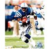 Image 1 : Edgerrin James  Run In Blue Jersey 8X10 Photograph