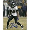 Image 1 : Ed Reed Signed Baltimore Ravens 8X10 Photo #20 (White Jersey)
