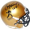 Image 1 : Paul Hornung Signed Heisman Gold Schutt Authentic Mini Helmet 56 H (Notre Dame)