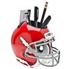 Image 1 : Ohio State Buckeyes (Scarlet) NCAA Football Schutt Mini Helmet Desk Caddy