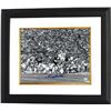 Image 1 : Terry Bradshaw Signed Pittsburgh Steelers 16X20 B&W Photo Custom Framed (Horizontal Vs Cowboys)- JSA