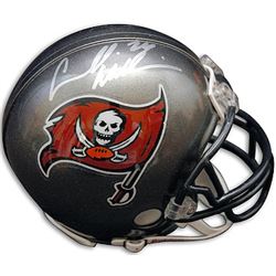 Carnell Williams Signed Tampa Bay Buccaneers Mini Helmet (Silver Sig)