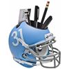 Image 1 : Kansas Jayhawks (Matte Blue) NCAA Football TB Schutt Mini Helmet Desk Caddy