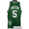 Image 1 : Bill Walton Signed Boston Celtics Green TB Prostyle Jersey- JSA Hologram
