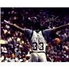 Image 1 : Patrick Ewing Signed Georgetown Hoyas 16X20 Photo (Arms Out)- Steiner Hologram