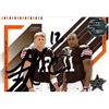 Image 1 : Luke Mccown Signed Cleveland Browns 2004 Leaf Donruss Rookies & Stars Trading Card #12
