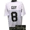 Image 1 : Ray Guy Signed Oakland Raiders White Prostyle Jersey HOF 14 #8 XL- JSA Hologram