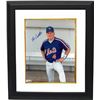Image 1 : Lenny Dykstra Signed New York Mets 8X10 Photo Custom Framed (Blue Jersey)