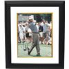 Image 1 : David Toms Signed PGA Golf 8X10 Photo Custom Framed (White Hat Swing)