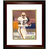 Image 1 : Ozzie Newsome Signed Cleveland Browns 8X10 Photo Custom Framed HOF 99 (White Jersey)