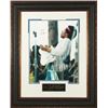 Image 1 : Jimi Hendrix Unsigned 11X14 Photo Leather Framed (Entertainment/Music)