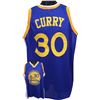 Image 1 : Stephen Curry Golden State Warriors Unsigned Blue Prostyle Jersey XL