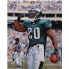 Brian Dawkins Signed Philadelphia Eagles 16X20 Photo #20 (Vertical-Green Jersey-Flex)