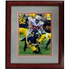 Image 1 : Vernon Gholston Signed Ohio State Buckeyes 16X20 Photo Custom Wood Framed (Vs Michigan)