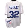 Sandy Koufax Brooklyn/Los Angeles Dodgers Unsigned White Prostyle Jersey XL