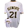 Image 1 : Roberto Clemente Pittsburgh Pirates Unsigned TB White Prostyle Jersey XL