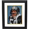 Image 1 : Jack Lambert Signed Pittsburgh Steelers 11X14 Photo Tooth HOF 90 Custom Framed- Lambert Hologram