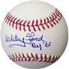 Whitey Ford Signed Official Rawlings Major League Baseball CY 61 (New York Yankees)