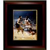 Image 1 : Earl Monroe Signed Baltimore Bullets 8X10 Photo Custom Framed (Dribbling Vs Walt Clyde Frazier)- Ste