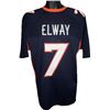 Image 1 : John Elway Denver Broncos Unsigned Navy Prostyle Jersey XL
